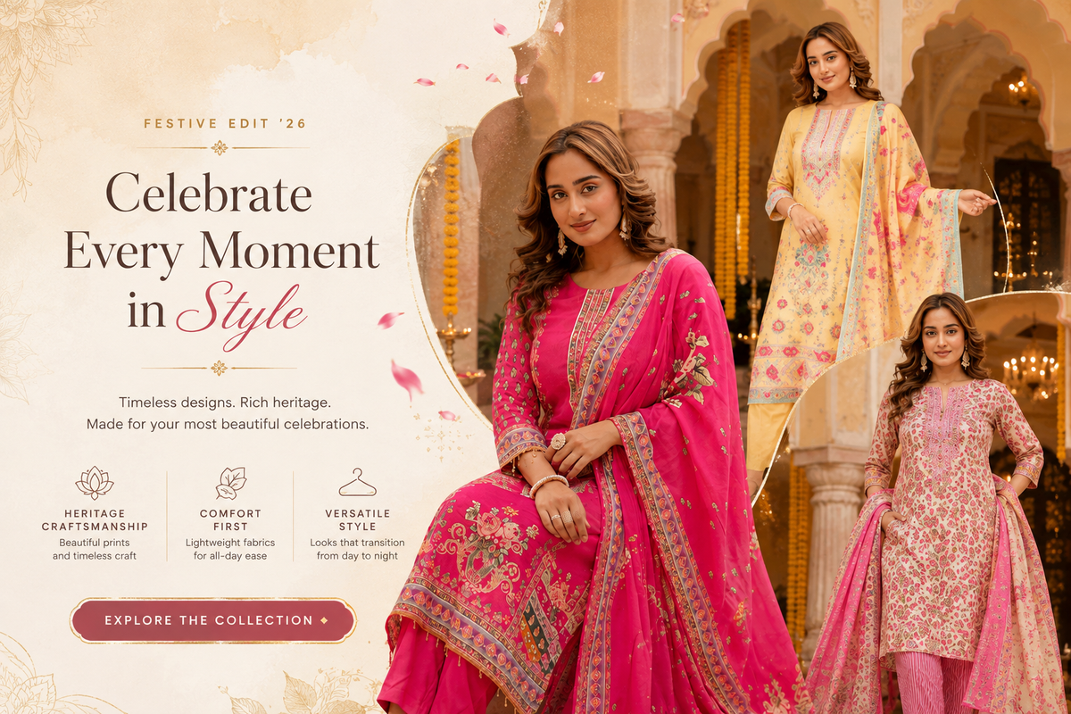 Festive Fashion Trends 2026 – Elegant Indian Ethnic Wear for Women