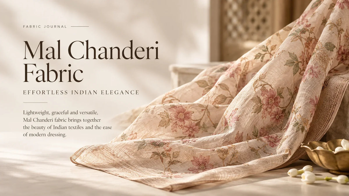 Mal Chanderi Fabric: The Fabric Behind Effortless Indian Elegance