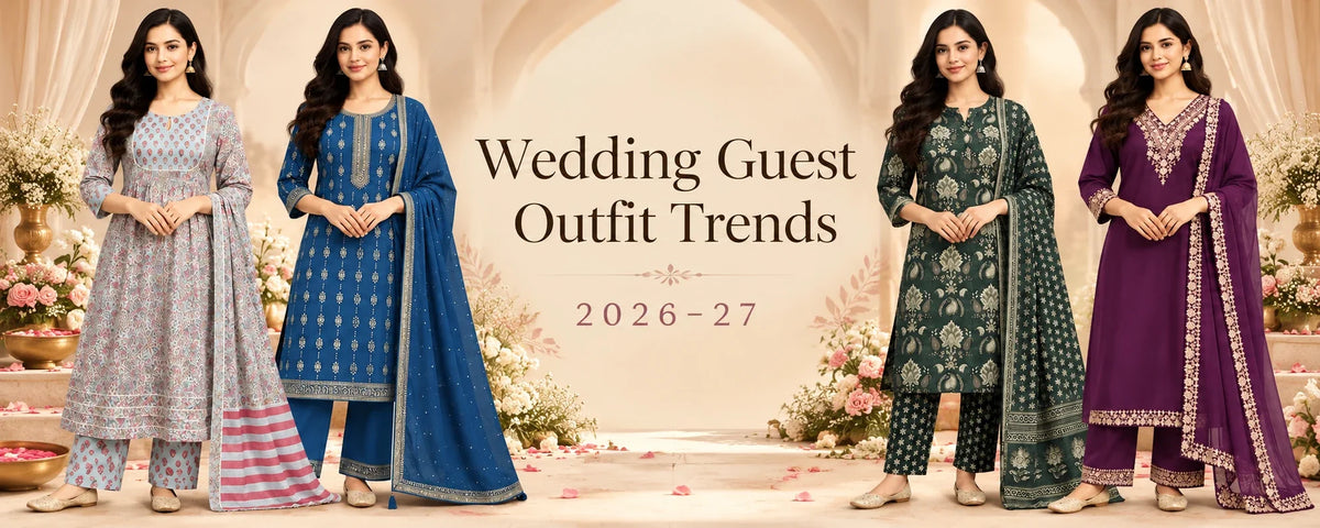 Wedding Guest Outfit Trends for Indian Women: 2026–27 Style Guide