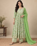 Green Printed Cotton SKD Set