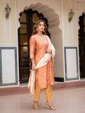 Houseofsdaa Rust kurta set ,HSDAAMLSK000019