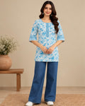 Floral Printed Cotton Kurta for Women
