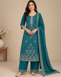 Printed Silk Blend Salwar Suit Set for Women