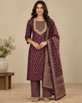 Printed Cotton Salwar Suit Set for Women