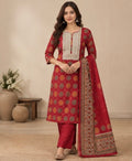 Rust Printed Rayon SKD Set