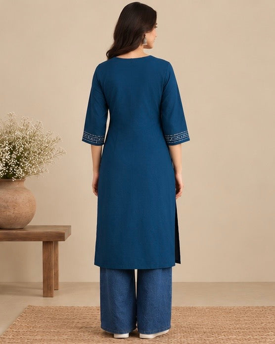 Printed Rayon Kurta for Women
